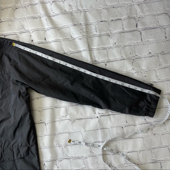 Columbia Junior Boys Gray with Neon Yellow fleece lining windbreaker jacket L - Picture 13 of 13